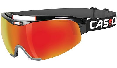 Превью  Визор лыжный CASCO Spirit Carbonic Black/Red (07.4923)